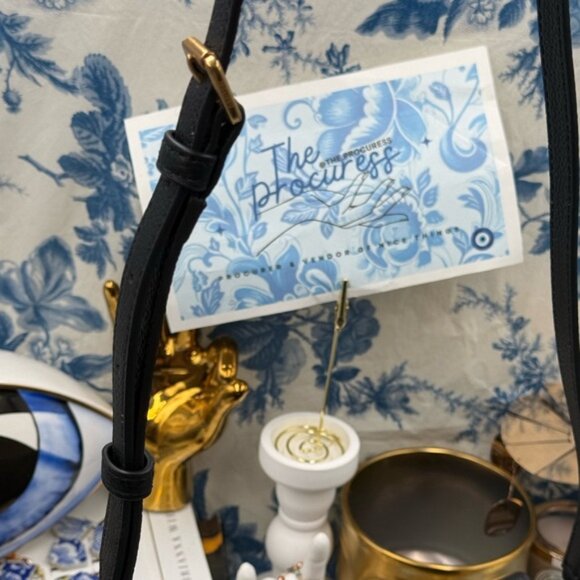 🆕 OROTON 🧿 NWOT Margot Crossbody, Black Pebble Leather - Picture 10 of 16